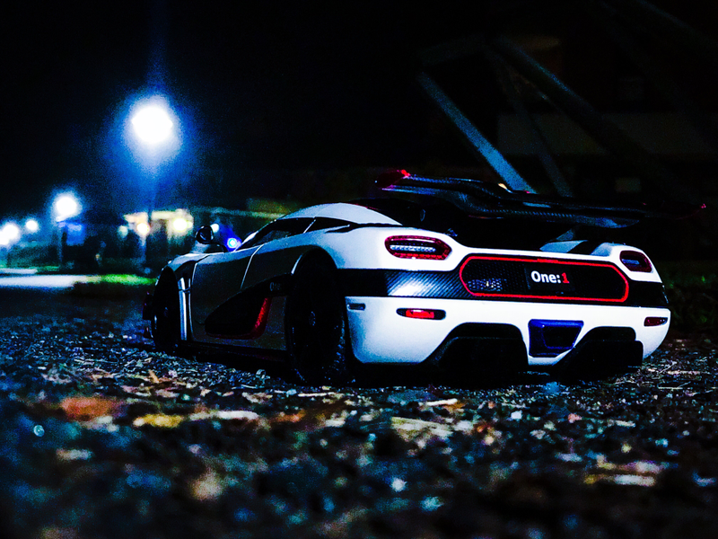 Illustration for article titled Midnight Koenigsegg